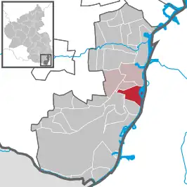 Kaart van Leimersheim