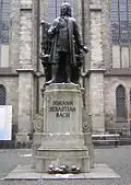 Bach-monument voor de Kerk
