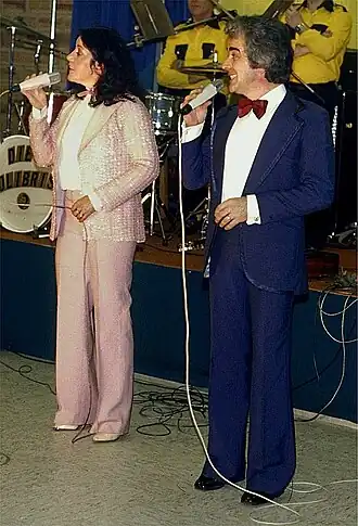 Renate en Werner Leismann in 1980