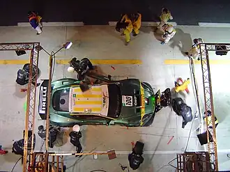 pitstop tijdens de 24 uur van Le Mans in 2007