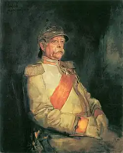 Portret van Otto von Bismarck, 1890, Stãdtische Galerie im Lenbachhaus, München