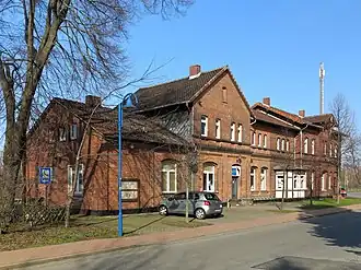 Voormalig stationsgebouw van Lengede (2014)