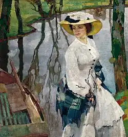 Aan de oever, 1909 (Frieda)