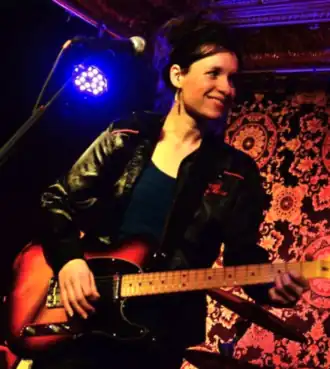 Toering tijdens optreden met LEAP in zaal Lola (Groningen) in 2018. Foto Eddy Taatgen.