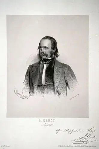 Litho van Leopold Ernst (1855)