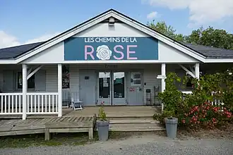 Ingang van de rosentuin