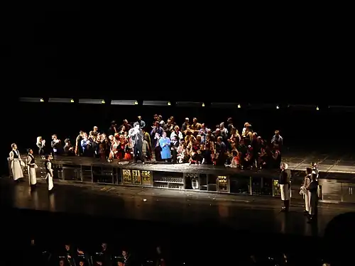 Opvoering van de opera Les Contes d'Hoffmann