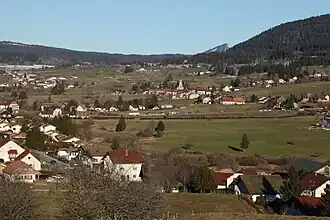 Gezicht op Longevilles-Mont-d'Or