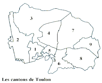 Kantons van Toulon vóór 2015