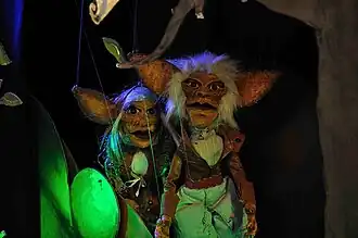 Marionetten in de vorm van korrigans