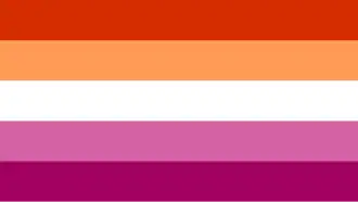 Lesbische vlag uit 2018, variant op de voorgaande