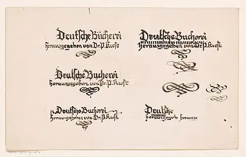 Letterontwerp voor een boek