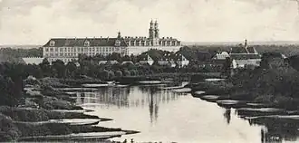 Het Klooster van Leubus in 1900,gelegen aan de Oder