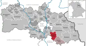 Kaart van Leuchtenberg