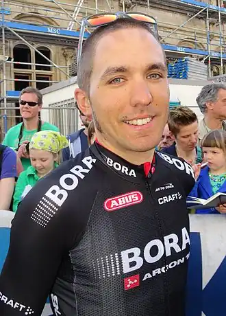 Benedetti voor vertrek van de Brabantse Pijl 2015.