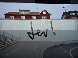 De noordzijde, aan het Hagadistrict