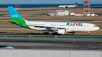 LEVEL Airbus A330-200 in San Francisco International Airport