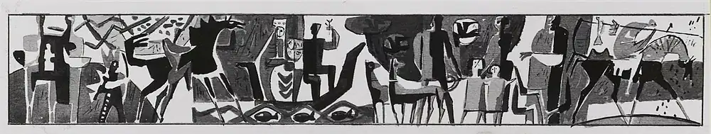 Levenscyclus, tussen 1965-1967. Collectie gemeente Beverwijk