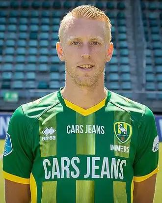 Immers in 2018 als speler van ADO Den Haag