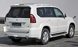 Lexus GX 470, achteraanzicht