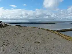 Uitzicht vanaf de noordzijde