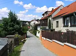 U Splavustraat in Lhota