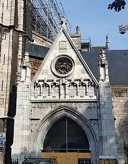 Westportaal tijdens renovatie