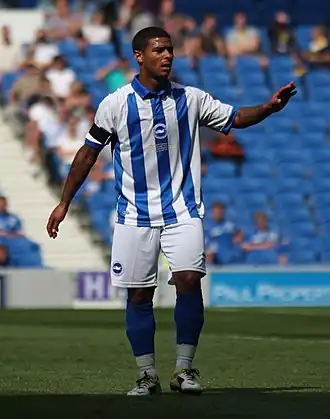Liam Bridcutt in 2011 als speler van Brighton & Hove Albion
