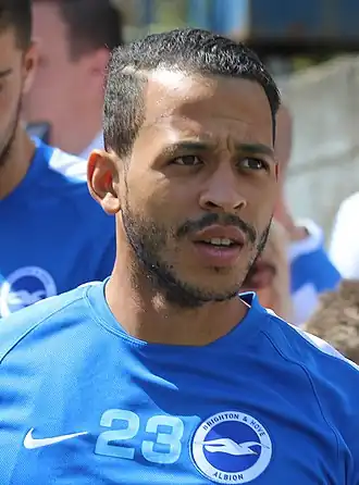 Rosenior in 2015 als speler van Brighton & Hove Albion