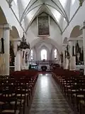 Interieur van de kerk