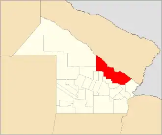 Kaart van departement