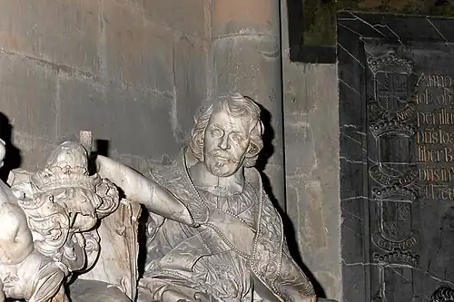 Grafmonument van kanunnik Metternich (detail)