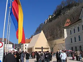 Parlementsgebouw in Vaduz (2008)