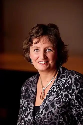 Liesbeth Spies als minister van Binnenlandse Zaken in 2012