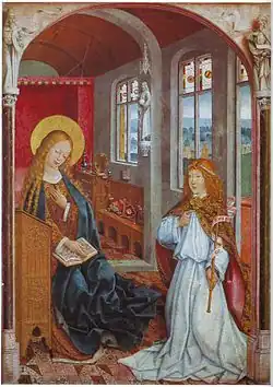 Fragment[4] van het v.m. hoogaltaar in deze kerk (4)