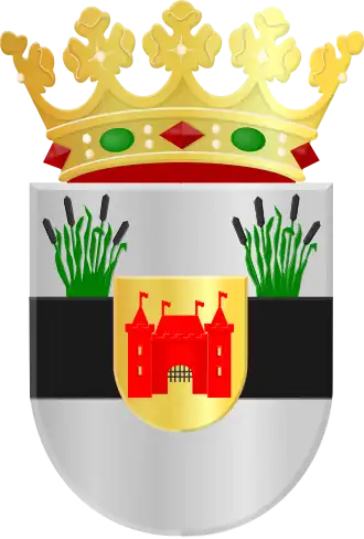 Wapen van de voormalige gemeente Liesveld