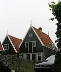 Houten woonhuis