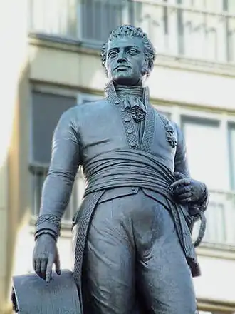 Standbeeld van Lieven Bauwens in Gent