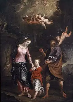 De Heilige Familie in Egypte