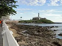 De vuurtoren Farol Da Barra