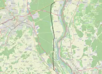 Spoorlijn Bantzenheim - Neuweg op de kaart