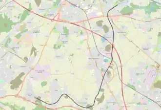 Spoorlijn Barlin - Beuvry op de kaart