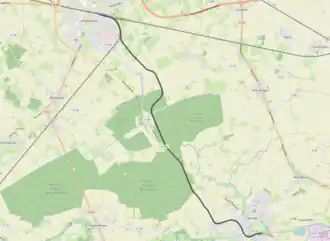 Spoorlijn Hazebrouck - Merville op de kaart
