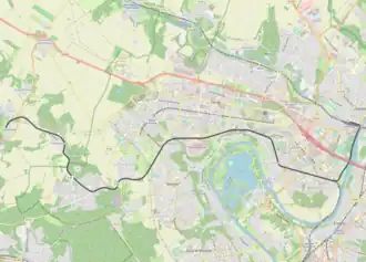 Spoorlijn Pontoise - Sagy op de kaart
