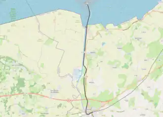 Spoorlijn Pontorson - Le Mont-Saint-Michel op de kaart