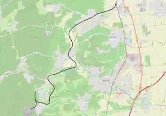 Spoorlijn Rosheim - Saint-Nabor op de kaart