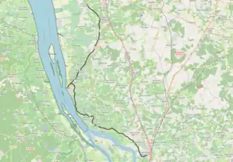 Spoorlijn Saint-André-de-Cubzac - Saint-Ciers-sur-Gironde op de kaart