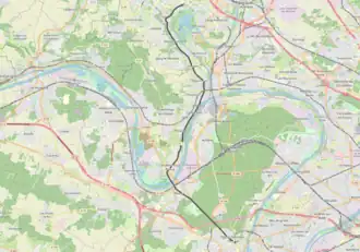 Spoorlijn Saint-Germain-en-Laye - Gency op de kaart