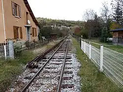 De lijn bij Latour-de-Carol in 2018.