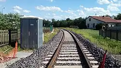 De lijn bij Schweighouse-sur-Moder.